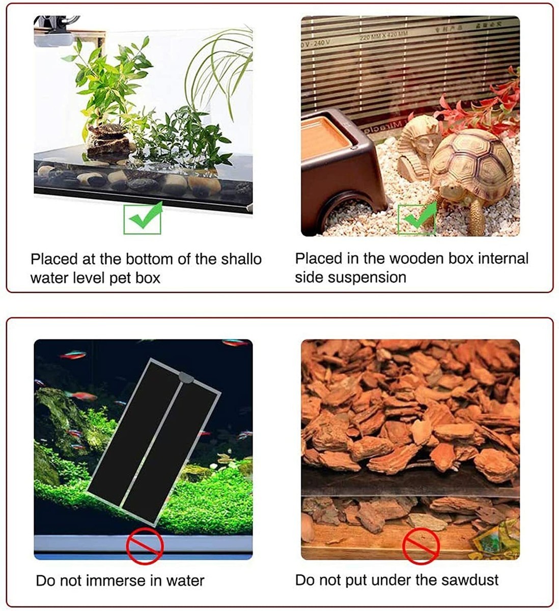 Reptizoo Tappetino Riscaldante Per Terrari 14W - Foto 4