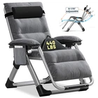 NAIZEA Zero Gravity Chair Reclining Lounge Chair w/Pad & Headrest Padded Armrest
