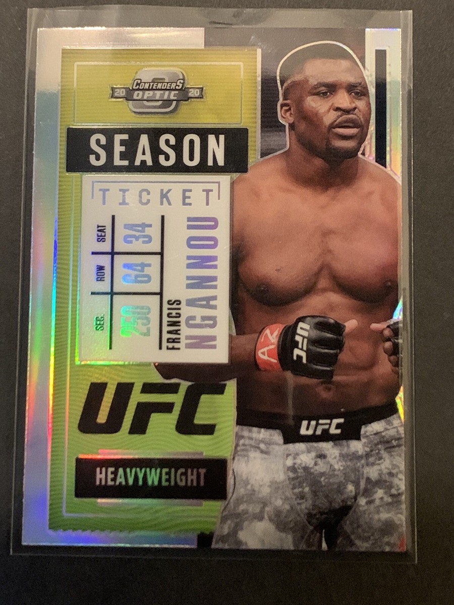 2021 Contenders Optic UFC Francis Ngannou #262 SP Silver Prizm