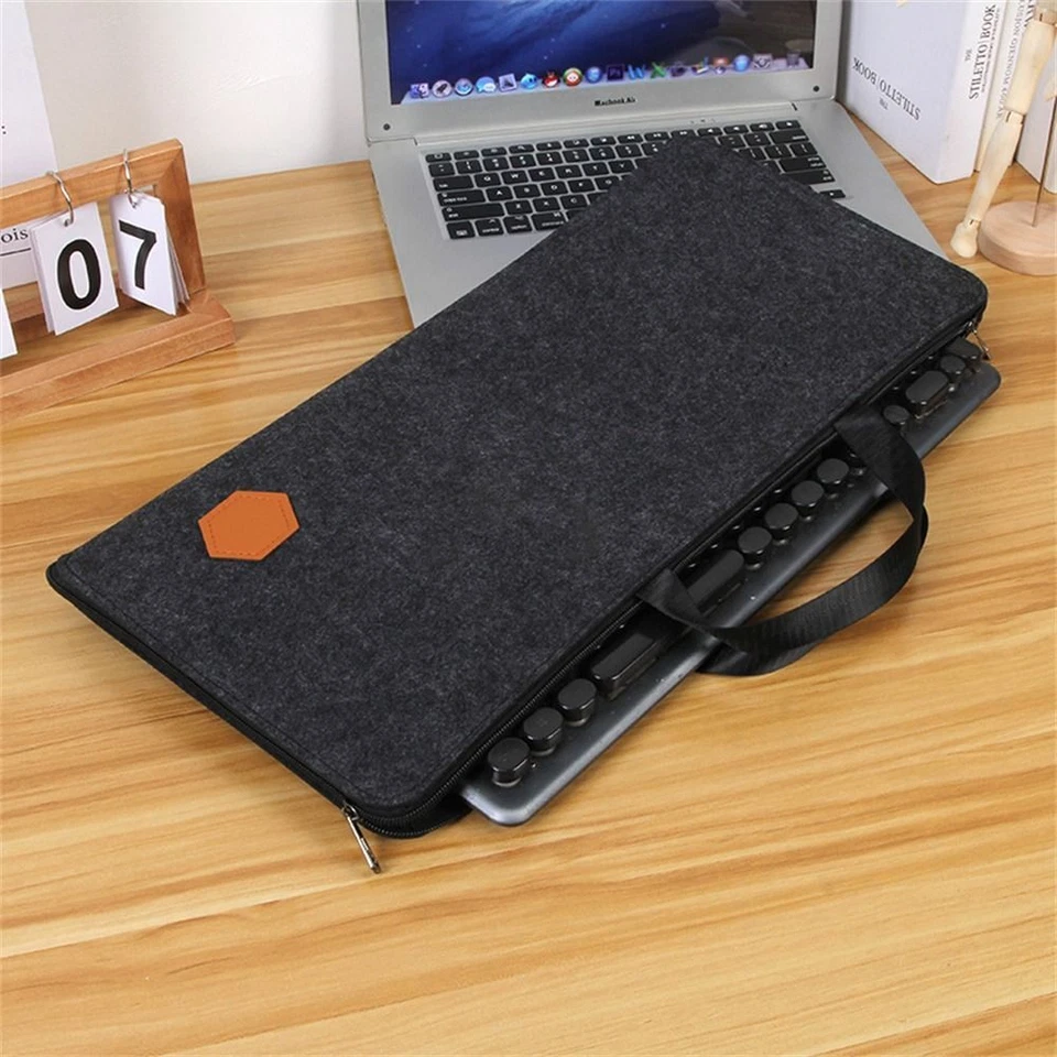 Carrying Case Keyboard Storage Bag Mechanical Keyboard Bag Keyboard Felt Bag - Image 3 of 4