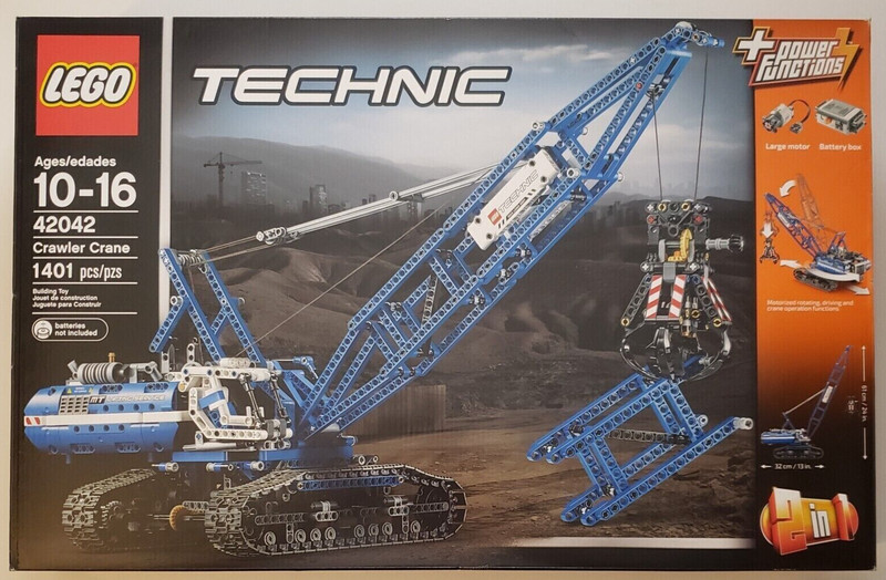 LEGO TECHNIC: Crawler Crane (42042) New in Sealed Box Retired Set