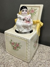 Vintage Schmid "Pierrot Love" Music Box Made In Japan Works Excellent Condition
