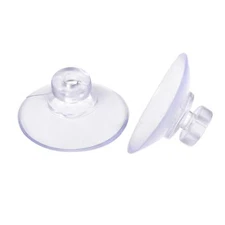 20pcs Suction Cup without Hooks 18mm Dia. Wall Hanger for Home Transparent PVC