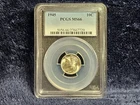 1945 P Mercury Dime PCGS MS66 White Frosty Luster Beauty