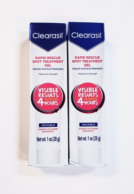 clearasil rapid rescue spot treatment gel