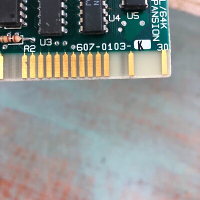 Apple II/e 80COL 64K Memory Expansion Card 607-0103-K - Free