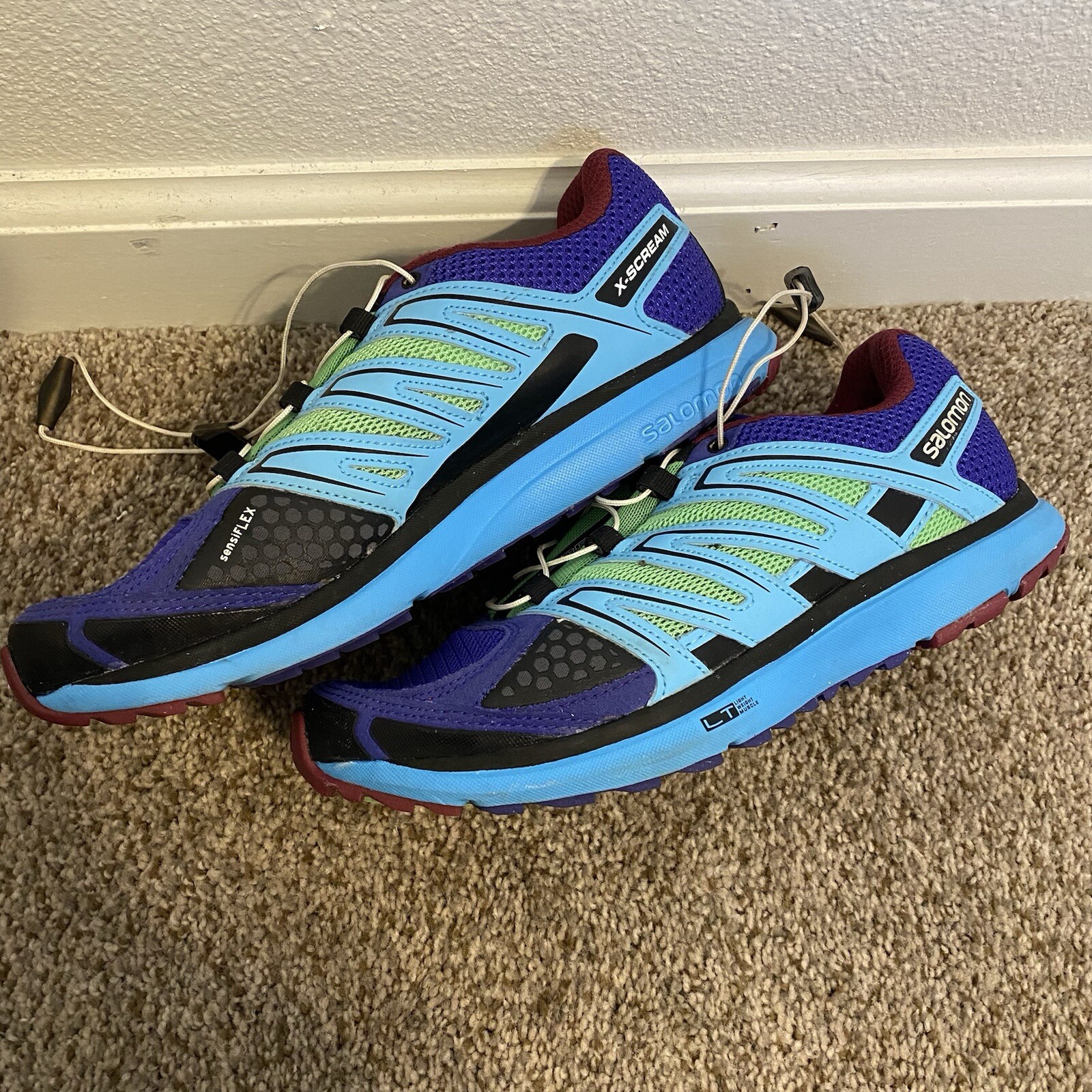 Scarpe da corsa Salomon X Scream Citytrail da donna taglia 7 5 sensiFLEX multicolore