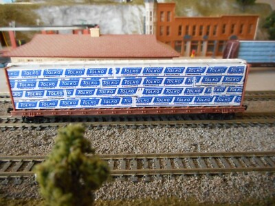 N Scale Load for 60' 8'' Center Beam Flat Car  Micro Trains  2 For 1 Tolko 4 pcs