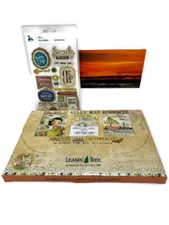 Leanin’ Tree Card assortment Kelly Rae Roberts with Custom Postcard and Sticker 
