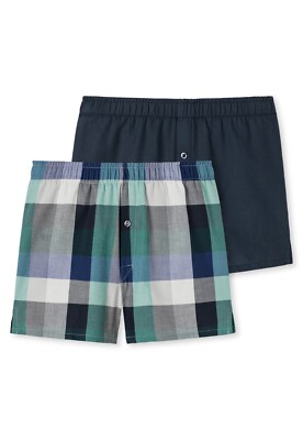 Schiesser 3 Pack Boxershorts Bio Baumwolle - 95/5 Organic, Boxer a Pantaloncino Bambino, Mehrfarbig 1