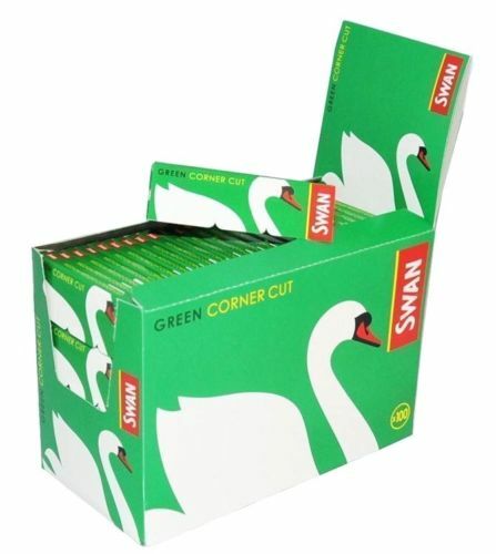 Swan Green Regular Rolling Papers Corner Cut Cigarette  100 Booklets 5000 Papers