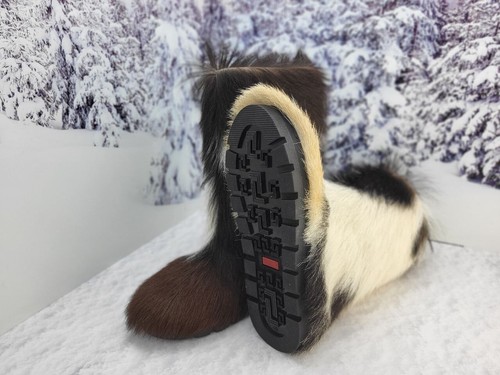 Exklusive Ziegenfell Winter Mukluks Stiefel für Damen Handmade - Bild 3 von 12