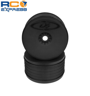 DE Racing Speedline Plus Truggy Wheels for 1/8 Truggy / BLACK (4) DER-PT4-8B