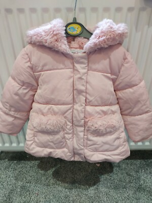  Winter Baby rosa Jacke Kapuze für ein Mädchen Alter 12 Monate/1 Jahr 