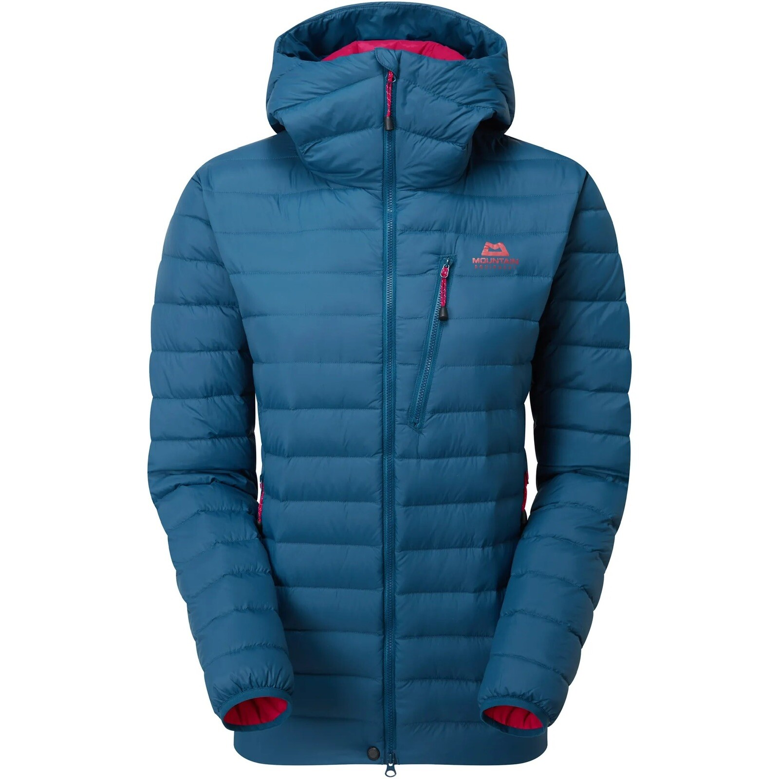 Chaqueta con capucha para mujer Mountain Equipment Earthrise azul talla 10 PVP £180