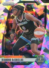 2024 Panini Prizm WNBA DIAMOND DESHIELDS #8 SILVER CRACKED ICE PRIZM SKY