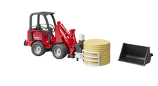  Bruder Toy Schäffer Loader 02192  Bale Gripper & Bucket In/Outdoor With Bale