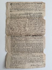 1752 Colonial Massachusetts Land Deed