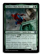 Spiders-Man, Heroic Horde 117 Uncommon Marvel's Spider-Man MTG Foil NM/M ~A6-67