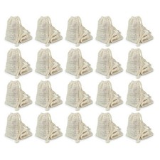 20/40/60X Sisal Soap Saver Bags Exfoliating Natural Pouches Mesh for Bath Shower