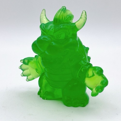 #ad Super Mario Bros. Bowser Clear Mini Figure Nintendo Japan Vintage Green #791 $14.90