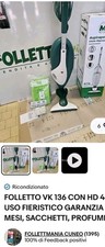FOLLETTO VK 136 CON HD 40 USO FIERISTICO GARANZIA 24 MESI, SACCHETTI, PROFUMINI 