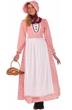 Brand New American Colonial Pioneer Woman Adult Costume
