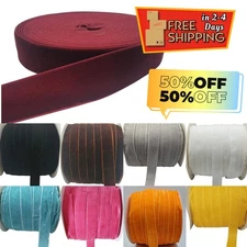 10 Yards Burgundy Velvet Ribbon Spool(1 1/2") (Colors Available)