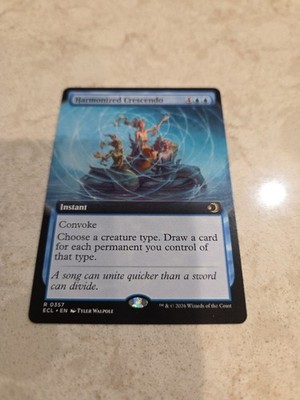WOTC Lorwyn Eclipsed Harmonized Crescendo (Extended Art) Mint Mtg
