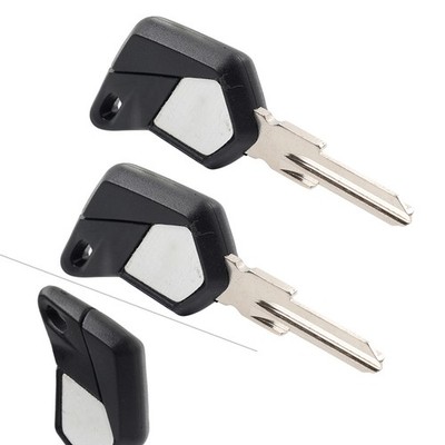 Uncut Blade Blank Key 2pcs For MV Agusta F3 675 800/Brutale 675 800 Black