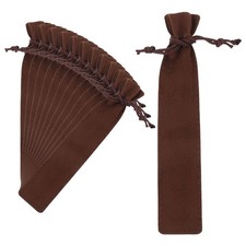 12 Pcs Drawstring Thickened Pen Bags Portable Pencil Organizer Storage Bags