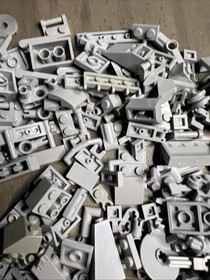 Lego Light Bluish Gray Light Gray Specialty Piece Bulk Vintage Modern 850pcs