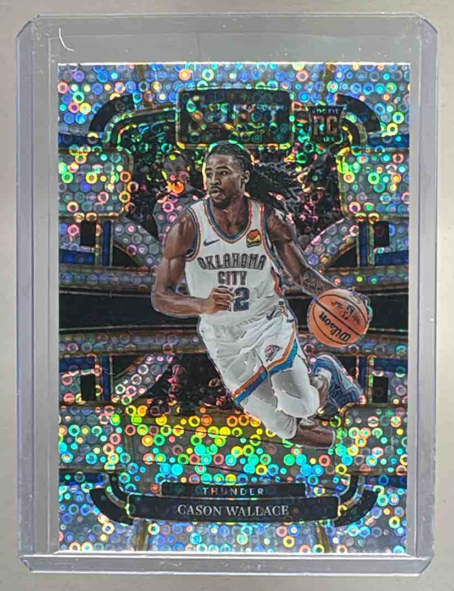 Cason Wallace 2023 Panini Select #88 Disco Prizm Rookie RC Concourse (B)