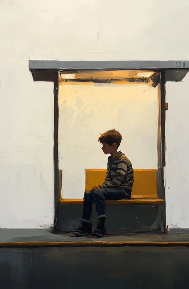 "framed RUNAWAY COMPANIONS" modern-portrait, Still Life MED - 45x61 Cm Framed.  - Image 3 of 4