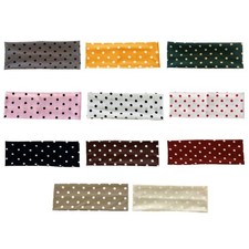 Round Dot Yoga Headwear Elastic Sports Hair Band Lightweight Multiple Color