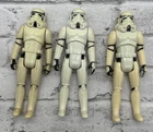 Vintage 1977 Kenner Star Wars Stormtrooper Action Figures Lot Of 3