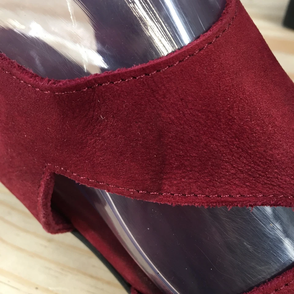 Sandalias Arche para mujer 39 Obibbi con cordones granate punta abierta informales tacones en bloque Foto 3 de 4