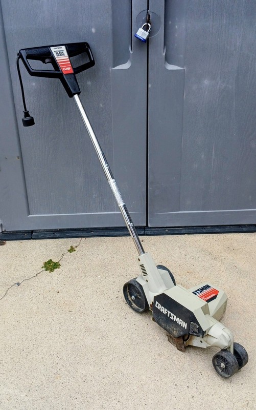 🏡 Vintage SEARS CRAFTSMAN  Walk-Behind ELECTRIC LAWN EDGER / TRIMMER 1 1/4 Hp🌱
