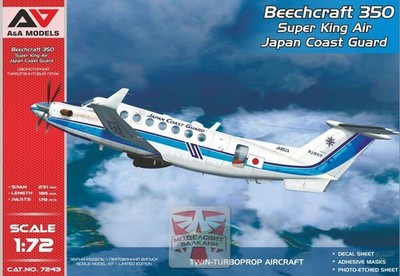 A&A Models 7243 Beechcraft 350 ''Super King Air'' Japan CG 1/72 plastic kit