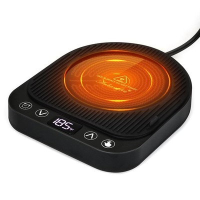 Coffee Mug Warmer, 50W Fast Heating Coffee Warmer for Desk with 5 Temperature...