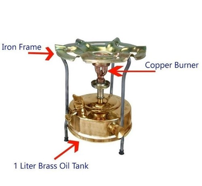 #ad Brass Kerosene Stove Pressure Stove 1 Liter Camping and Hiking light weight 5485 $72.89
