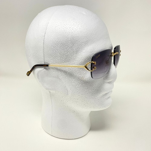 Piccadilly Luxury Sunglasses Grey Lens Gold Frame C Decor