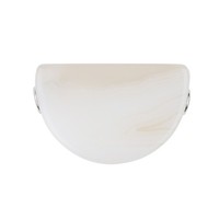 Cavill SilberanhäNger WeißEr Achat 4,5Ct Halbkreis 925 Sterlingsilber
