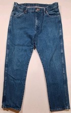 Wrangler Cowboy Cut Original Fit Jeans Men's 36 x 32 Dark Wash Denim 13MWZPW