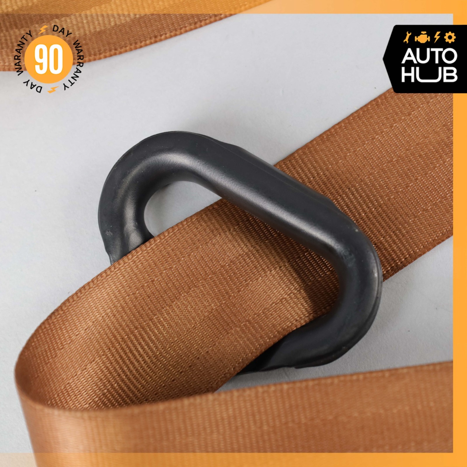 03-10 Bentley Continental GT Coupe Rear Right Passenger Side Seat Belt Brown OEM
