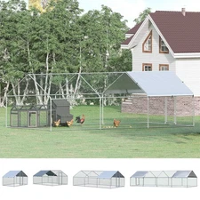PawHut Chicken Coop Outdoor Playpen w/ Cover