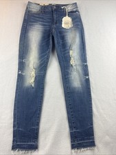 Altar'd State Distressed Denim Blue Jeans JR Size 25