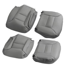 4pcs Front Leather Bottom Seat Cover For Gmc Yukon Chevy Tahoe 1995 1996 1997-99