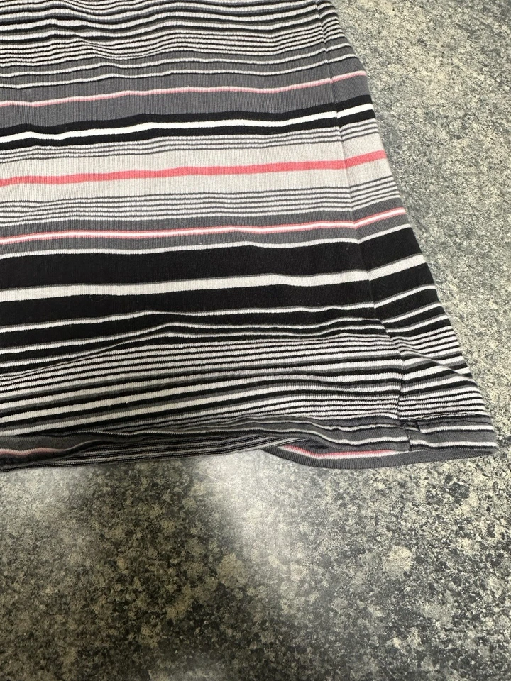 Y2K SO Wear It Declare It полосатый майка Cami встроенный бюстгальтер полка L - Изображение 3 из 4