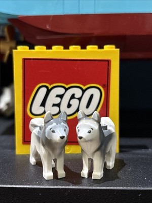 Lego Husky Arktischer Hund Minifigur Landtier Haustier Zoo Wild. 16606 2 AUS